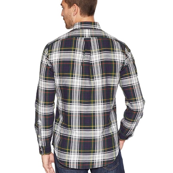Ralph Lauren Men's Large Oxford Cotton Plaid Button Down Long Sleeve Shirt - Picture 3 of 15